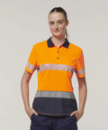 Hard Yakka Women's Hi Vis Taped Polo Shirt Y08602 - Allsorts Workwear