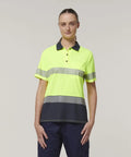 Hard Yakka Women's Hi Vis Taped Polo Shirt Y08602 - Allsorts Workwear