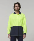 Hard Yakka Men's Long Sleeve  Polo Shirt Y19617 - Allsorts Workwear