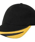 Headwear Bhc W/peak Trim & Fmbroidery Cap X12 - 4072 - Allsorts Workwear