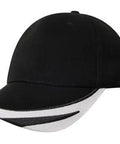 Headwear Bhc W/peak Trim & Fmbroidery Cap X12 - 4072 - Allsorts Workwear