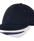 Headwear Bhc W/peak Trim & Fmbroidery Cap X12 - 4072 - Allsorts Workwear