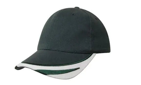 Headwear Bhc W/peak Trim & Fmbroidery Cap X12 - 4072 - Allsorts Workwear