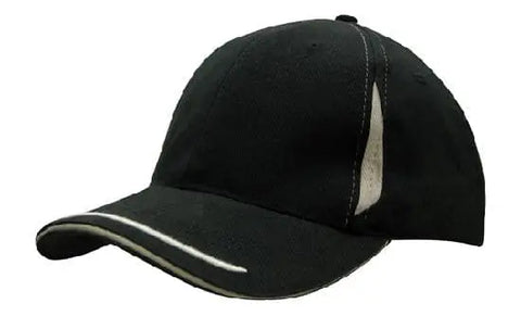 Headwear Cap With Crown Inserts & Sandwich X12 - 4098 - Allsorts Workwear