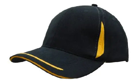 Headwear Cap With Crown Inserts & Sandwich X12 - 4098 - Allsorts Workwear