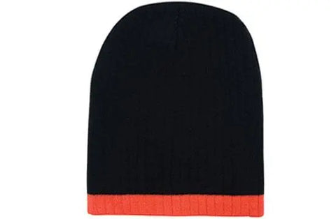 Headwear Two Tone Cable Knit Beanie X12 - Allsorts Workwear