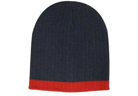 Headwear Two Tone Cable Knit Beanie X12 - Allsorts Workwear