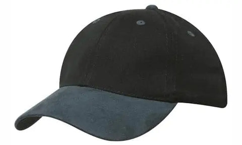 Headwear Brushed Heavy Cotton W/suede Peak X12 - 4200 - Allsorts Workwear