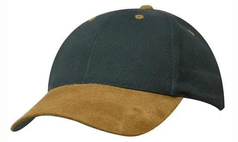 Headwear Brushed Heavy Cotton W/suede Peak X12 - 4200 - Allsorts Workwear