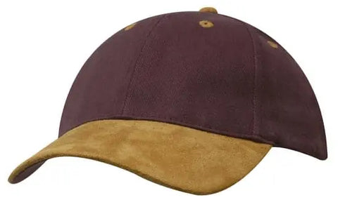 Headwear Brushed Heavy Cotton W/suede Peak X12 - 4200 - Allsorts Workwear