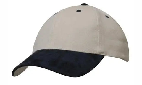 Headwear Brushed Heavy Cotton W/suede Peak X12 - 4200 - Allsorts Workwear