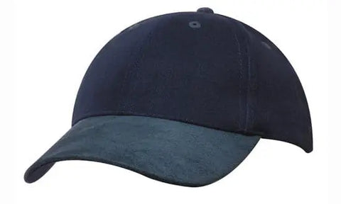 Headwear Brushed Heavy Cotton W/suede Peak X12 - 4200 - Allsorts Workwear