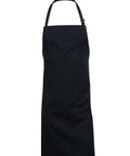 Australian Industrial Wear Hospitality & Chefwear Balck / W 70cm x H 86cm BIB APRON AP03
