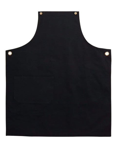 Australian Industrial Wear Hospitality & Chefwear Black BRUNSWICK bib apron m3200