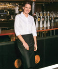 Australian Industrial Wear Hospitality & Chefwear Black / W 86cm x H 70cm LONG WAIST APRON AP02