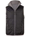 Winning Spirit Casual Wear Black/Grey / L WINNING SPIRIT Versatile Vest Men's JK37