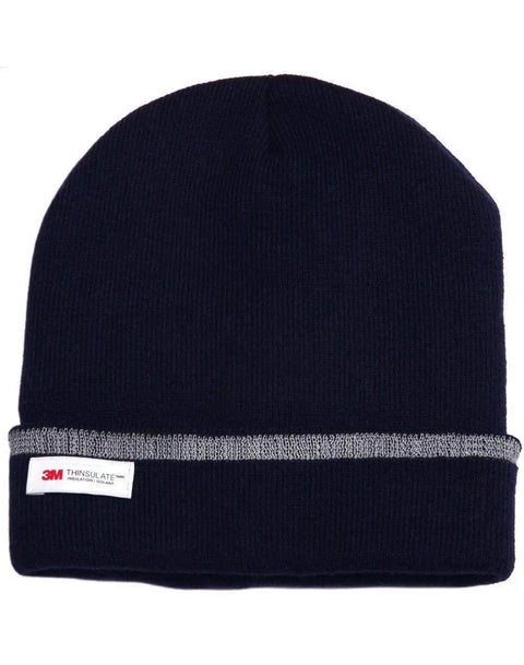 Winning Spirit PPE Navy Winning Spirit THINSULATED CUFF BEANIE CH23